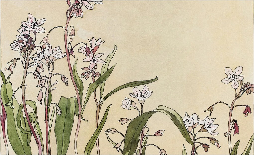 Stílusos Dekoratív fotótapéta Flizelin Virágos elegancia 416x254