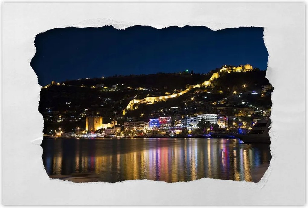 Poszterek 60x40 Antalya éjszaka Kirándulás