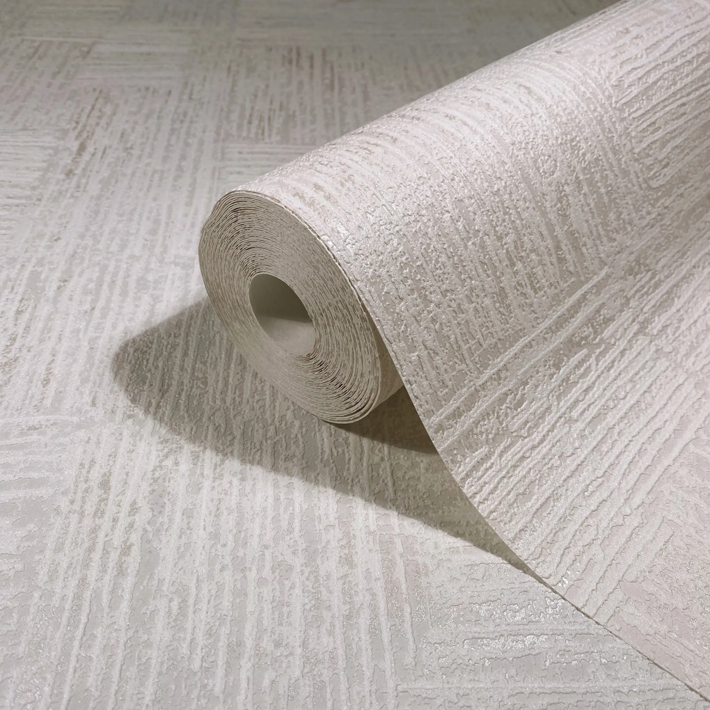 Fali tapéta dombornyomott textúra árnyalat krém bézs gyöngyház tapéta