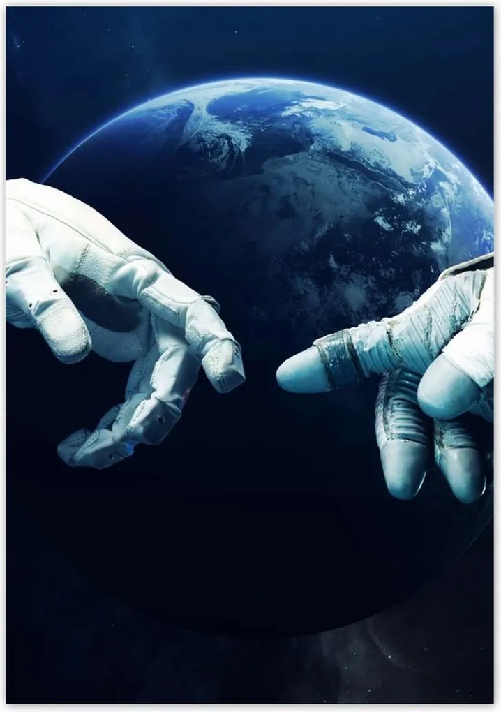 Poszterek 70x100 Ádám teremtése Kozmosz