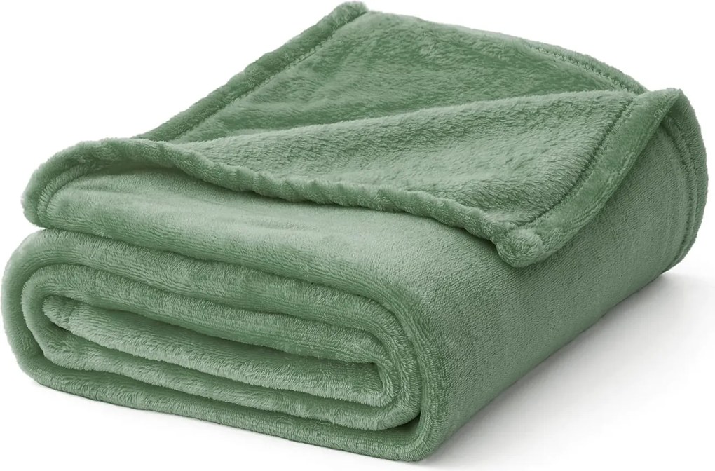 Takaró takaró Miulee mikroszálas 130 cm x 150 cm zöld