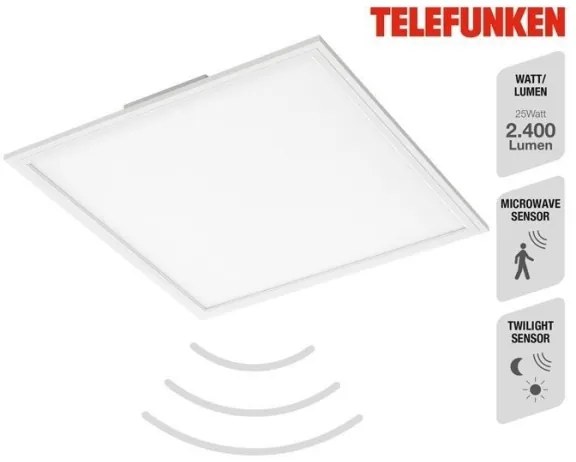 Telefunken 308806TF - LED Mennyezeti panel érzékelővel LED/25W/230V 4000K