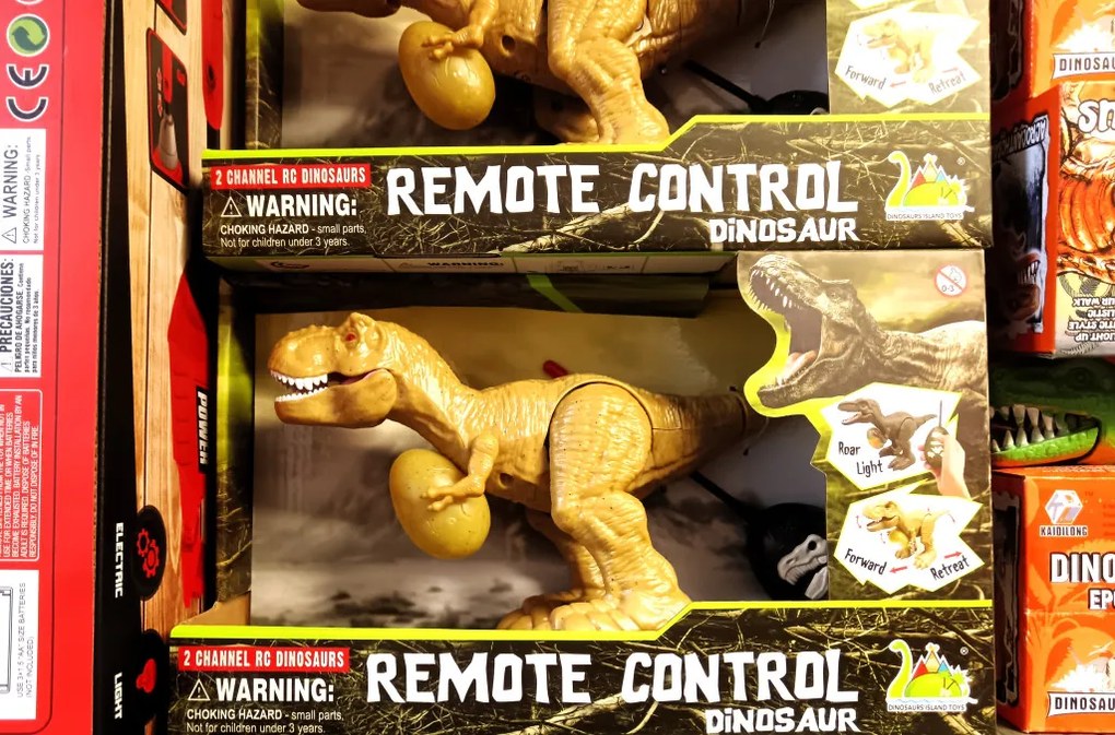Távirányítós Dinoszaurusz Játék Dínó Gyerekeknek Tojás szállító modell, 27 Hz-es vezérlés, fényekkel és valósághű interakcióval, ideális ajándék 3 évesnél idősebb fiúknak és lányoknak