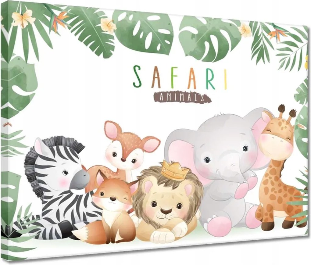 Vászonkép 40x30 Aranyos állatok a szafariból