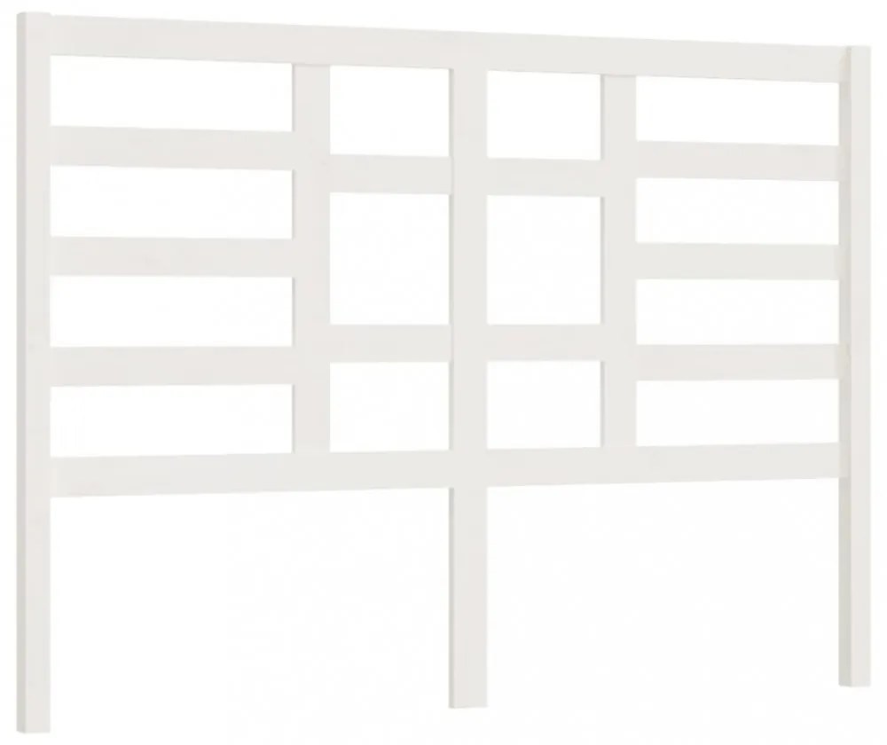 fehér tömör fenyőfa ágyfejtámla 166 x 4 x 104 cm