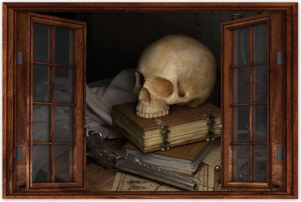 Poszterek 60x40 Koponya Halál Csontváz