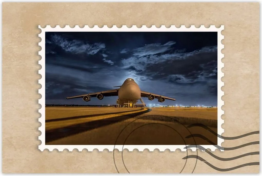 Poszterek 90x60 Nagy repülőgép Repülőtér