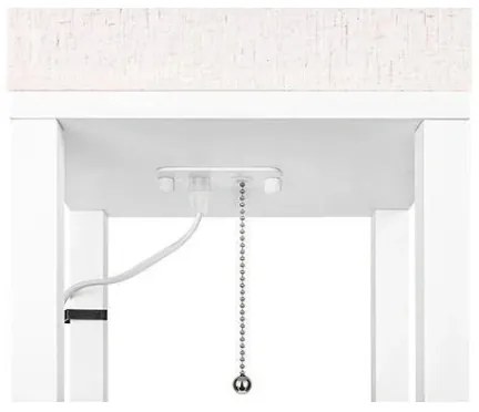 Állólámpa polcokkal 1xE27/60W/230V fehér