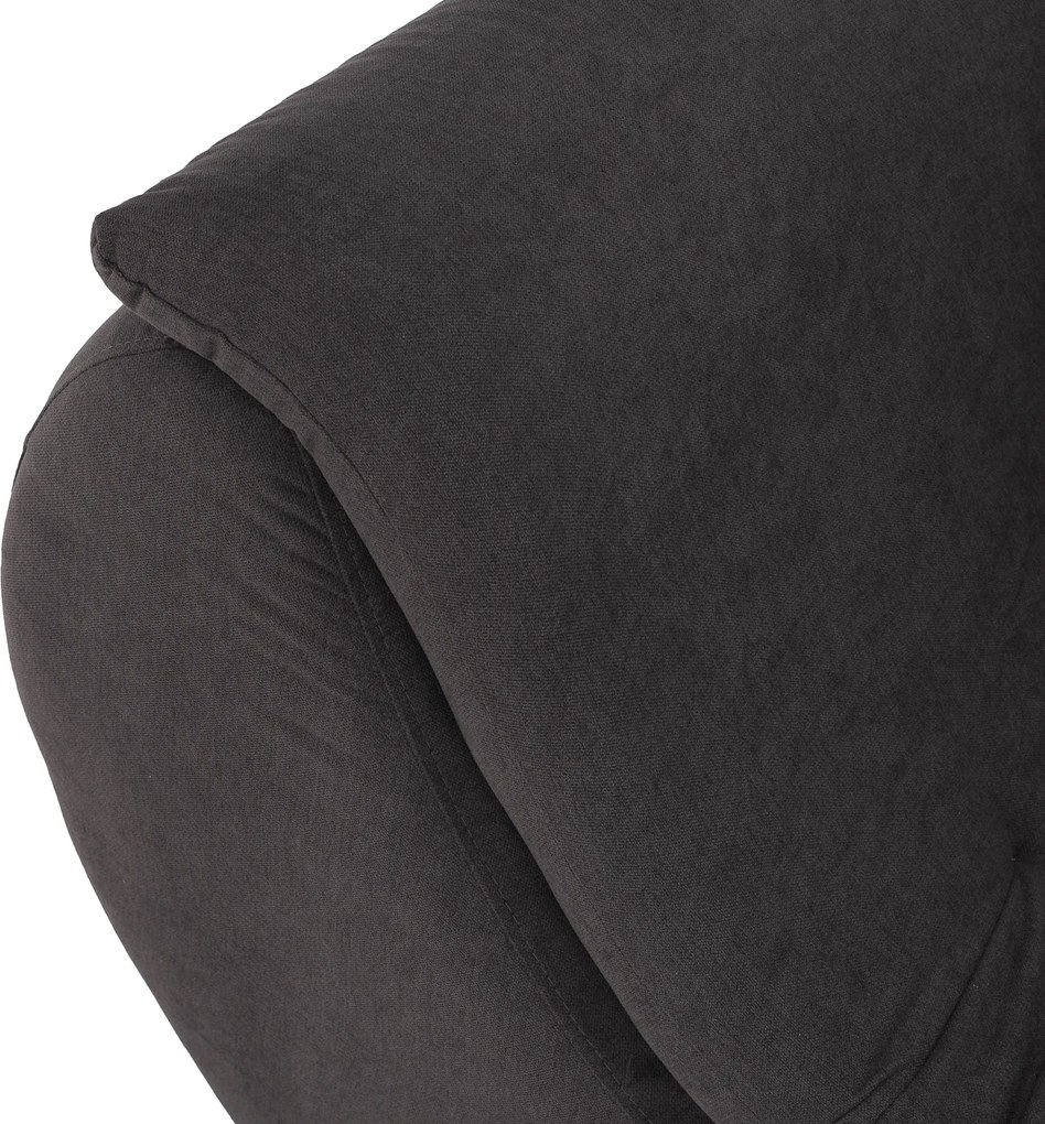 Ülőgarnitúra, szürkésbarna/sárga, szövet, jobbos, BRATO