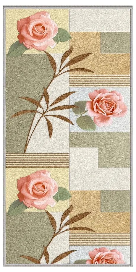 Mosható futószőnyeg 58x140 cm Blooming Garden – Oyo Concept