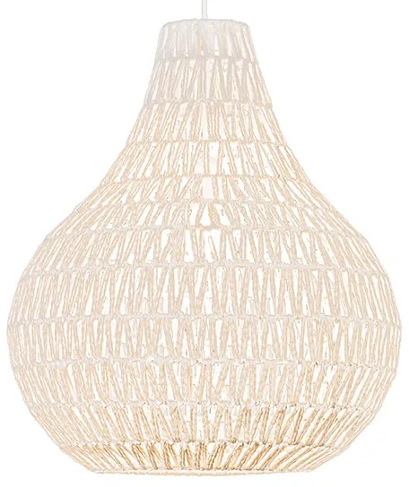 Skandináv lógólámpa fehér 45 cm - Lina Drop
