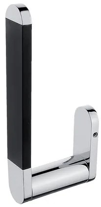 Nimco Nava wc papír tartó fekete/króm NA28055R