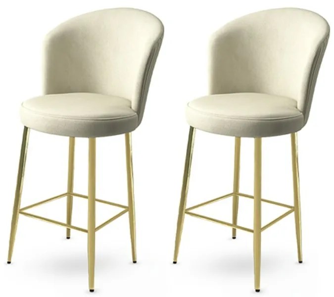 Alte Cream and Gold bárszék szett, 2 db, 2 db