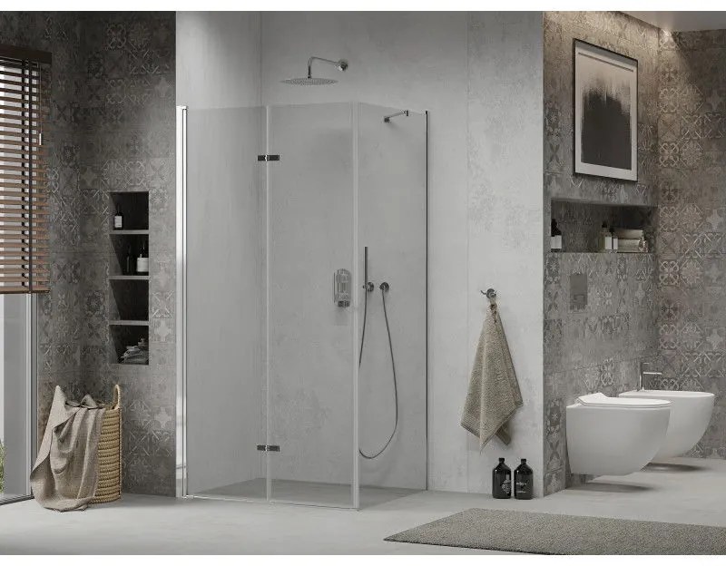 Mexen Lima zuhanykabin 95x110cm, 6mm üveg, króm profil-átlátszó üveg, 856-095-110-01-00