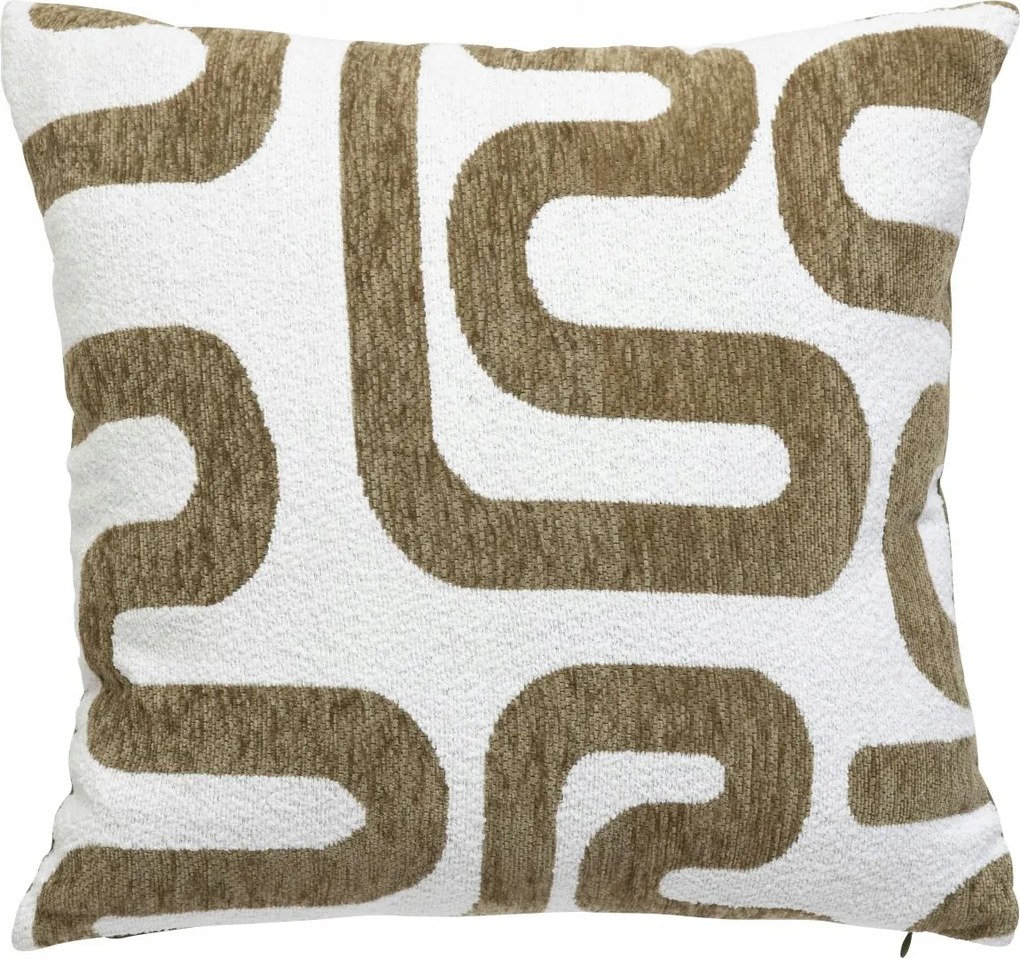 Díszpárna Safina 40X40 khaki puha párnahuzat stílusos