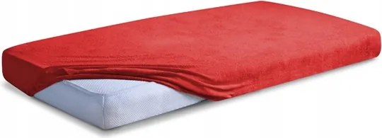 Gumis frottír lepedő 90x200 Premium Matex, piros_14