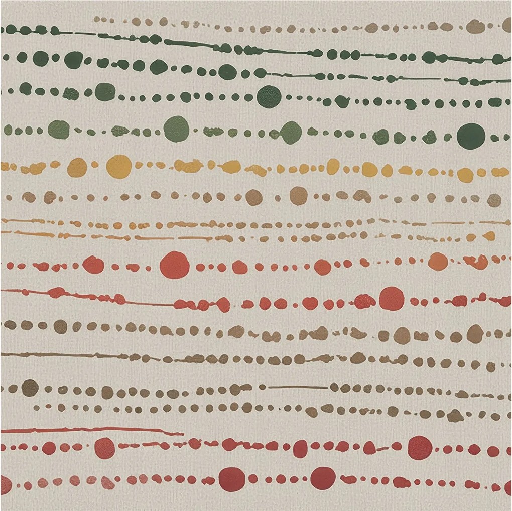 Flizelin tapéta falra Prémium színes pöttyök 250x250 Ragasztó