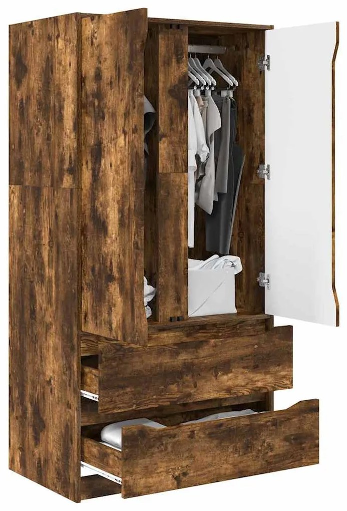 Fürdőszoba Székény Füstölt tölgy 79,5 x 49 x 156 cm Faanyag