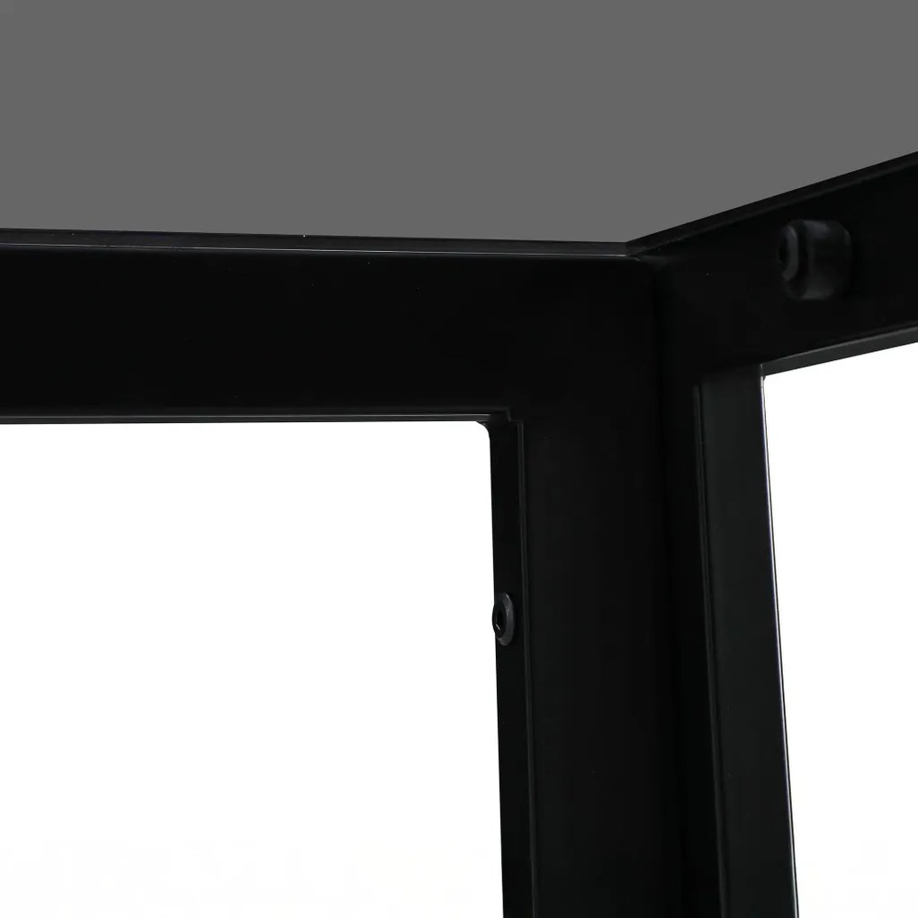 Treva 4+1 étkező garnitúra fekete-szürke