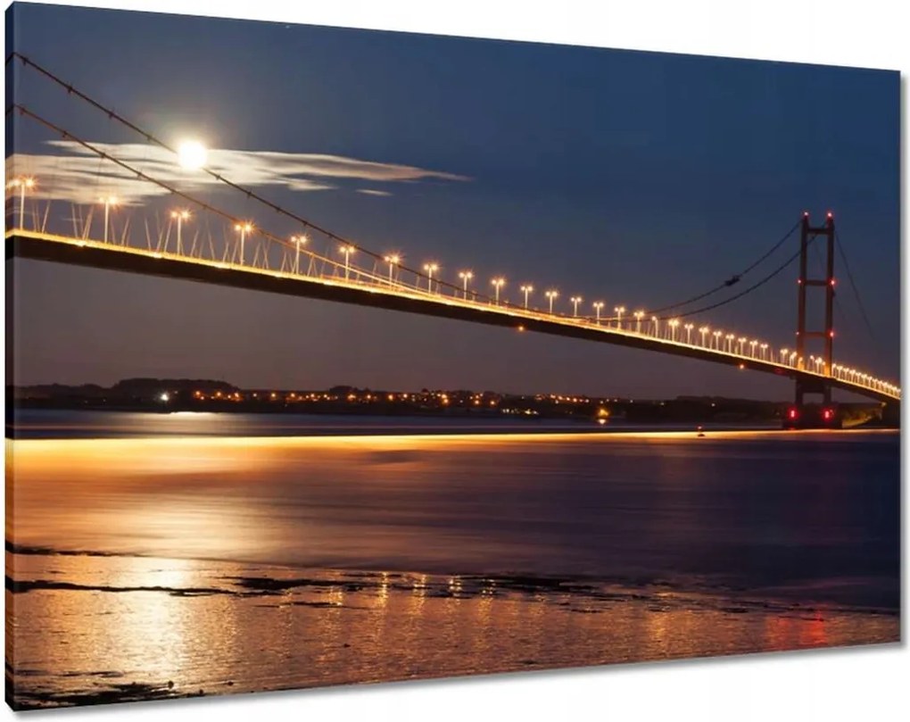 Vászonkép 100x70 Megvilágított híd