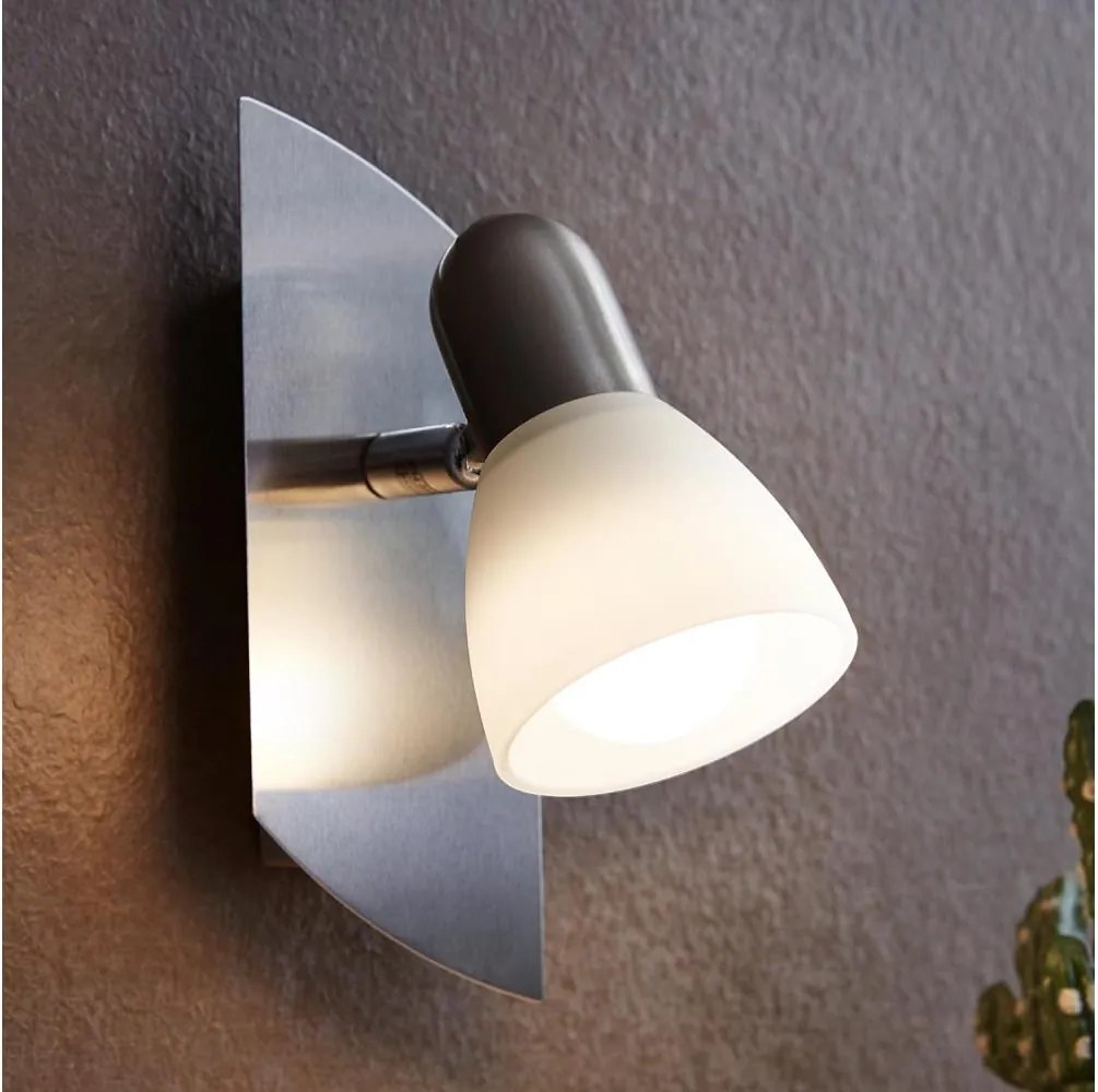 EGLO 90982 - ENEA spotlámpa 1xE14/40W matt nikkel/szatén