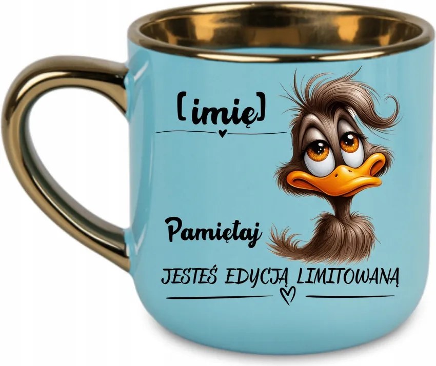 Elegáns bögre Ne feledd, hogy limitált kiadás +név 400 Kék