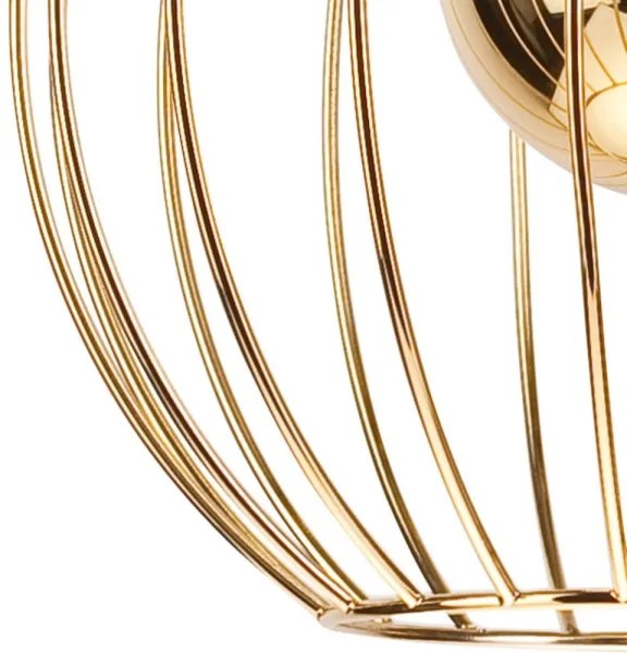 Csillár zsinóron ZOYA 1xE27/60W/230V arany