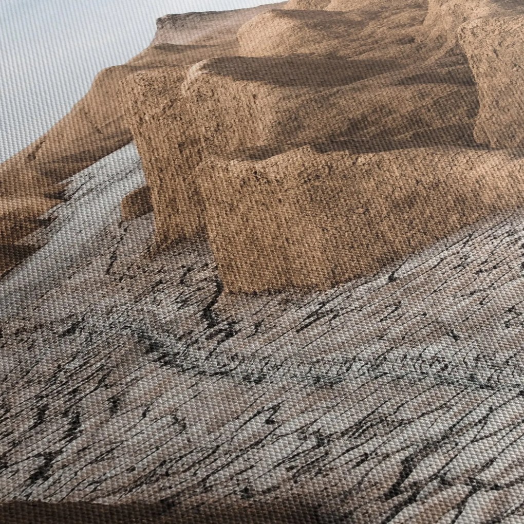 Kép - Román vulkán (órával) (90x30 cm)
