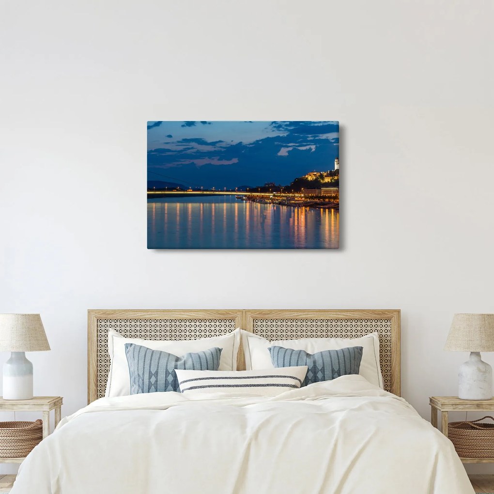 Pozsony képe várral (90x60 cm)