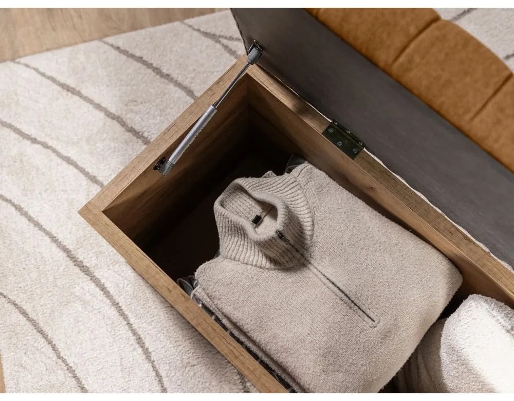 Narancssárga-natúr színű pad Oceane – Bobochic Paris