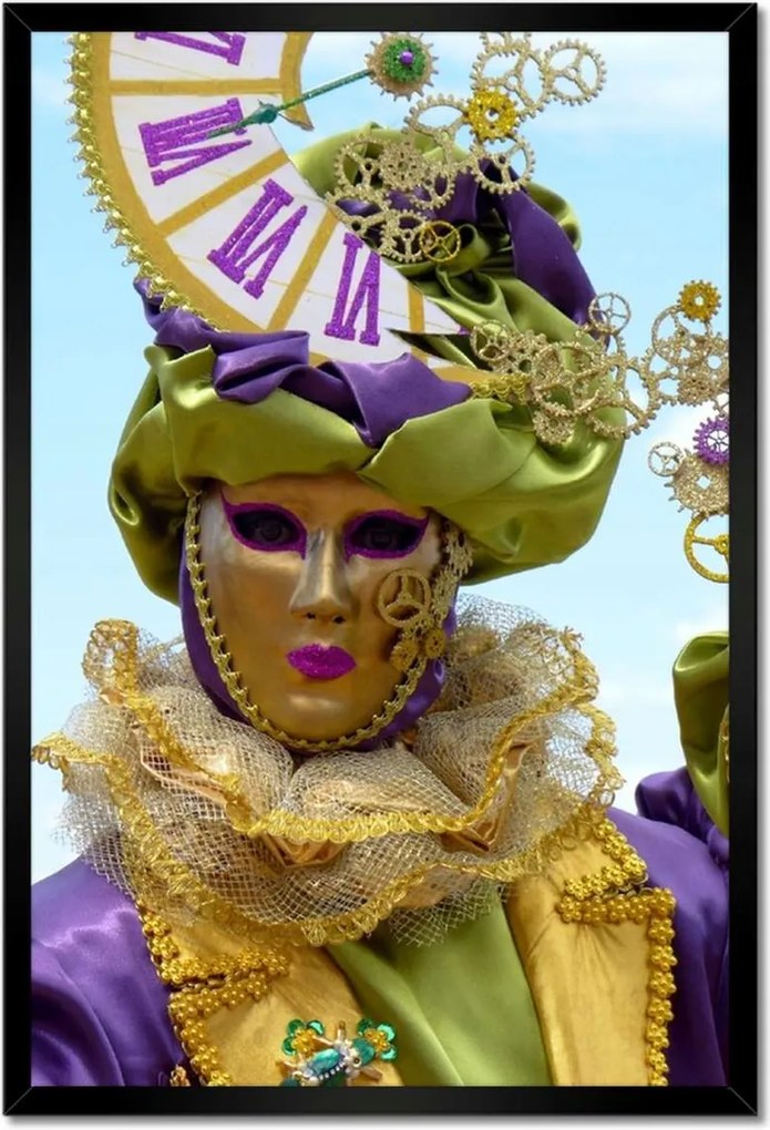 Poszterek keretben 40x60 Maszkok farsangra