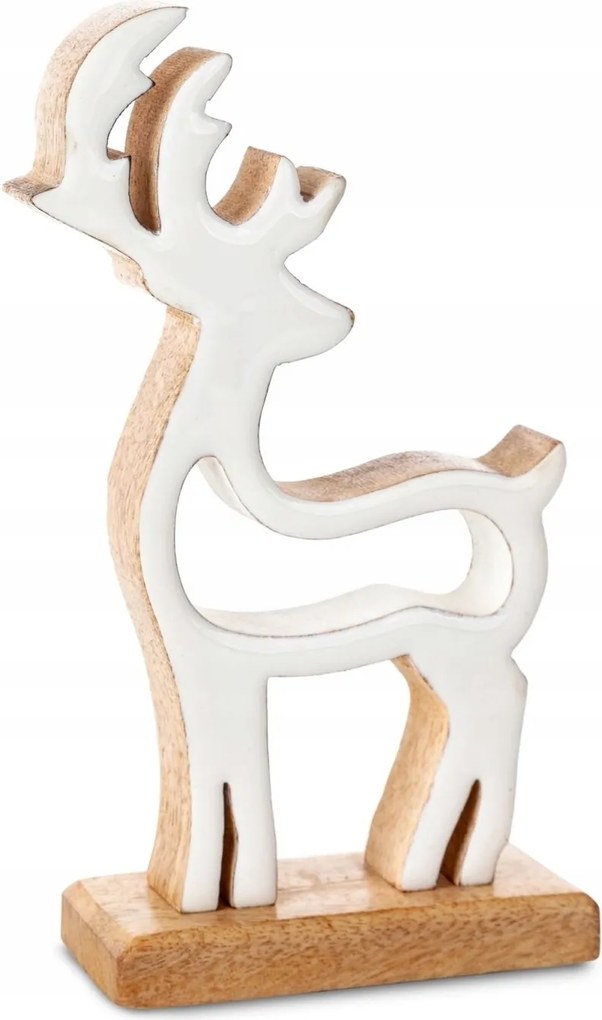 Rénszarvas Figura Karácsonyra 22 CM Karácsonyi Dekoráció