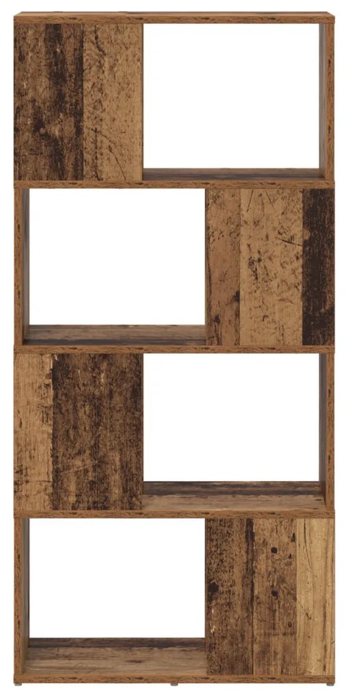 Tárolóegység Régi fa MDF 60 x 24 x 124 cm Tárolóegység