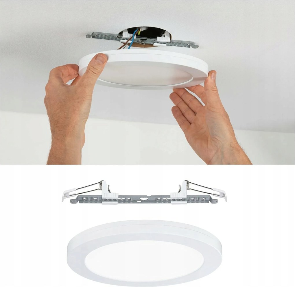 Paulmann Cover-it Led panel 225mm, 16.5W, 4000K matt fehér, beépíthető/felületre szerelhető