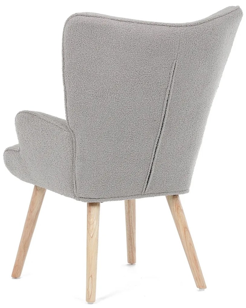 Bouclé GREY2 fotel, szürke