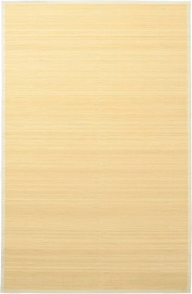 vidaXL természetes színű bambusz szőnyeg 100 x 160 cm