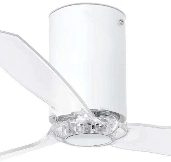 FARO 32039 MINI TUBE VENTIL mennyezeti ventilátor, átlátszó, 128 cm, DO