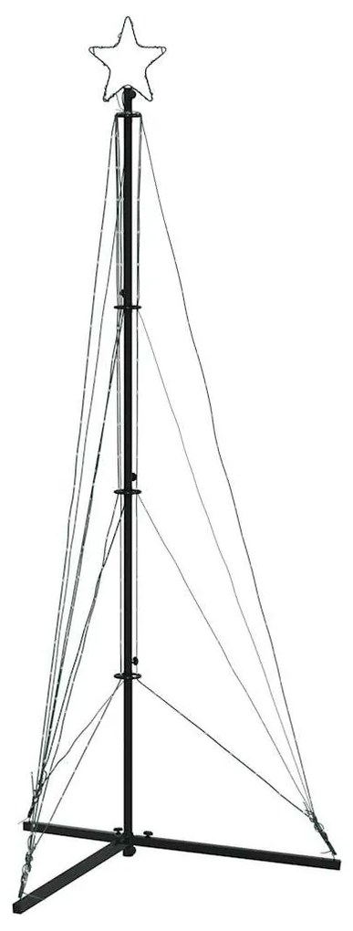 kék LED karácsonyfa 363 LED 182 cm