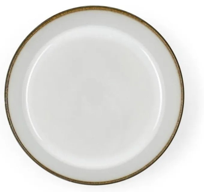 Fehér-zöld kőedény tálka Gastro Grey/Cream – Bitz