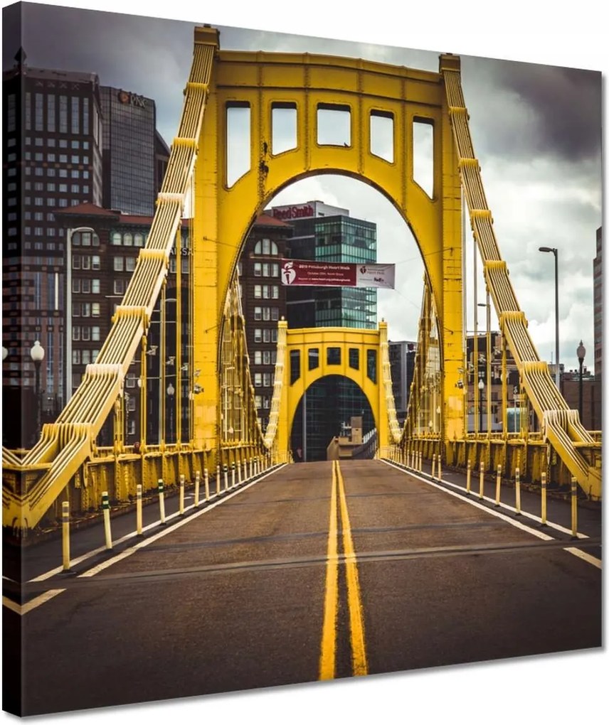 Festmények 30x30 Városi táj Kilátás