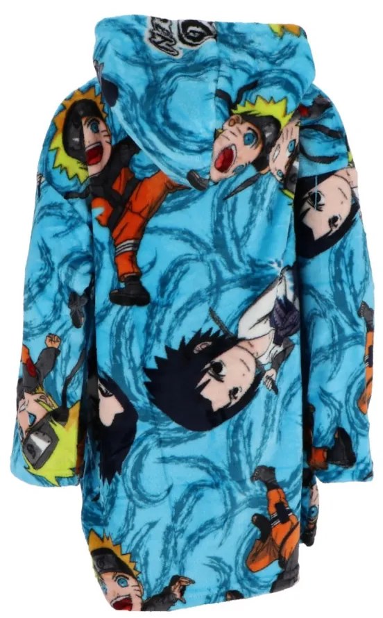 Naruto Chibi belebújós plüss polár takaró, poncsó 7-14 év