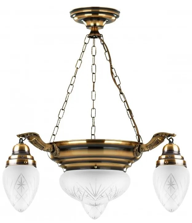 Kemar AW30/P - Csillár AZERO 3xE27/60W/230V + 1xE27/100W/230V