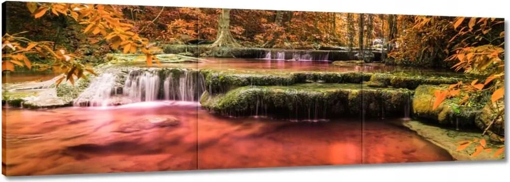 Festmények 120x40 Vízesés Kanchanaburiban