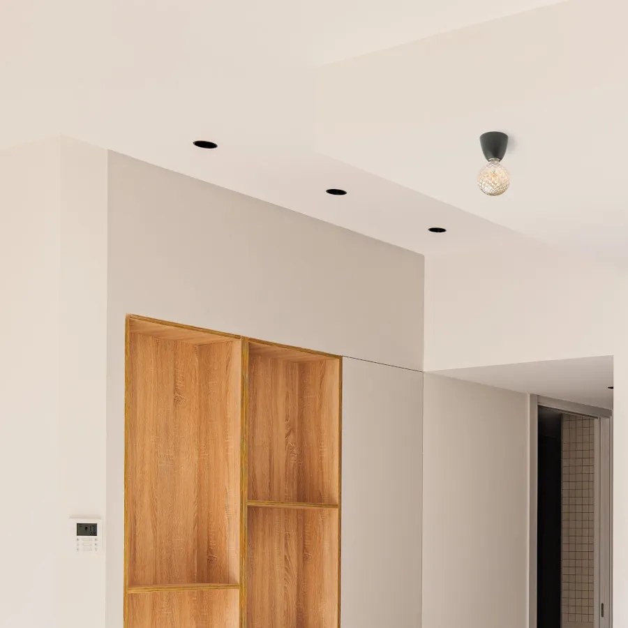 RENDL ORCO süllyesztett lámpa fekete 230V LED GU10 9W