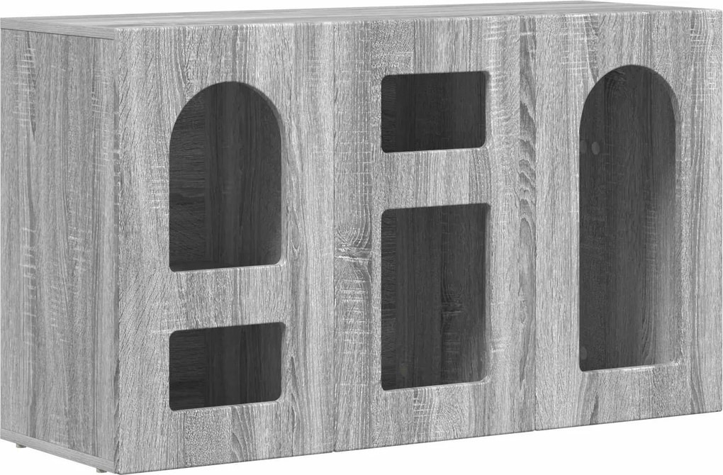 vidaXL Széf Szürke Sonoma 100 x 35 x 59 cm Faanyag