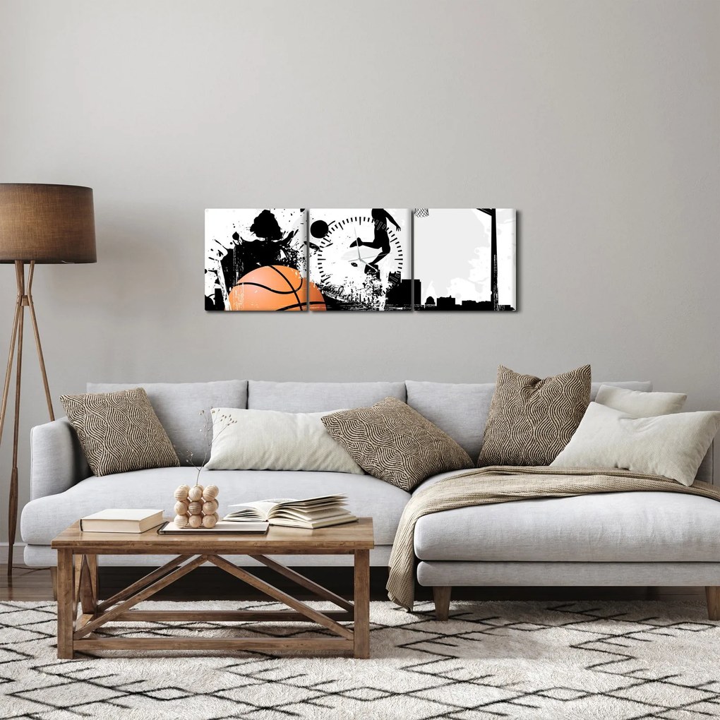 Kép - Kosárlabdázó (órával) (90x30 cm)