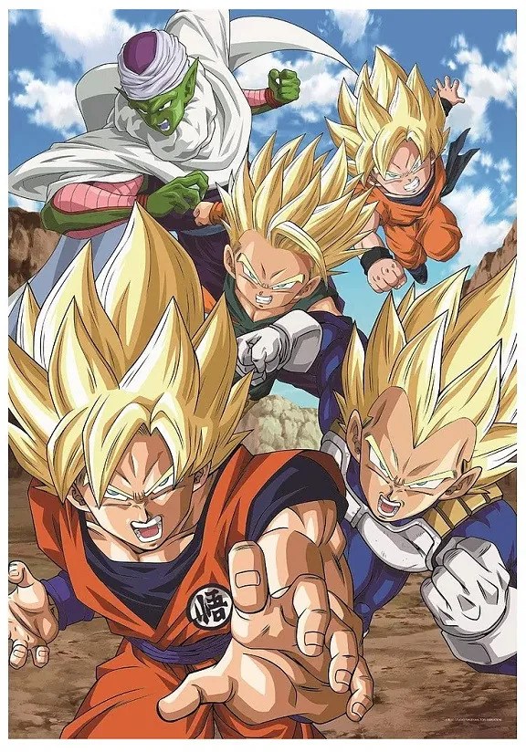 Dragon Ball Saiyan 104 db-os puzzle Clementoni