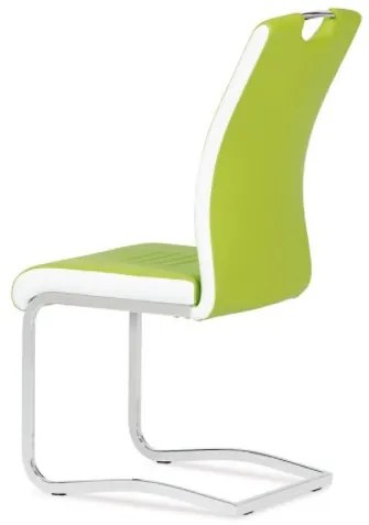 Modern Szánkótalpas Étkezőszék Lime-Zöld Színben Dcl-406