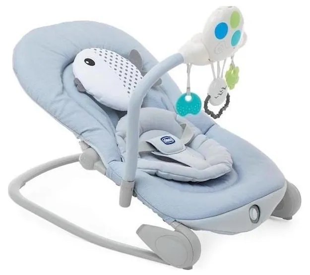 Chicco - Vibrációs babapihenő dallammal BALLOON Dots 2xAA + 1xLR20 kék