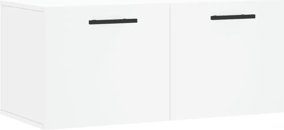 vidaXL fehér szerelt fa faliszekrény 80 x 36,5 x 35 cm